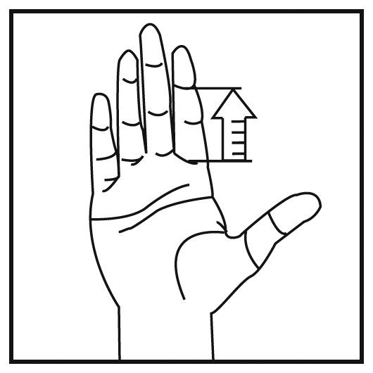 SOF-Stretch lyhyt dynaaminen sormiortoosi