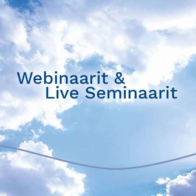 Webinaarit & Live seminaarit